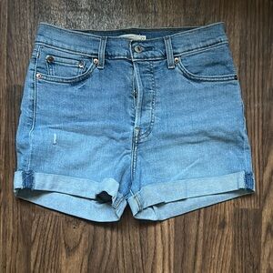 Classic Blue Denim Women's Shorts